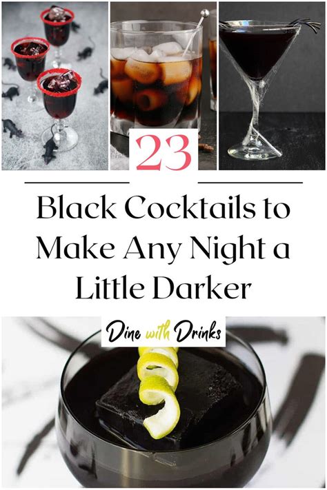 black dior cocktail|23 Black Cocktails To Make Any Night A Little Darker.